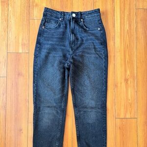 Zara straight cropped jeans